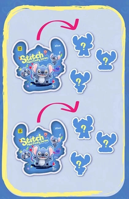 Genuine Disney Stitch Mini Blind Bag Particle Decorations Trendy Blind Box Toys Collectible Figurines Birthday Gift For Girls