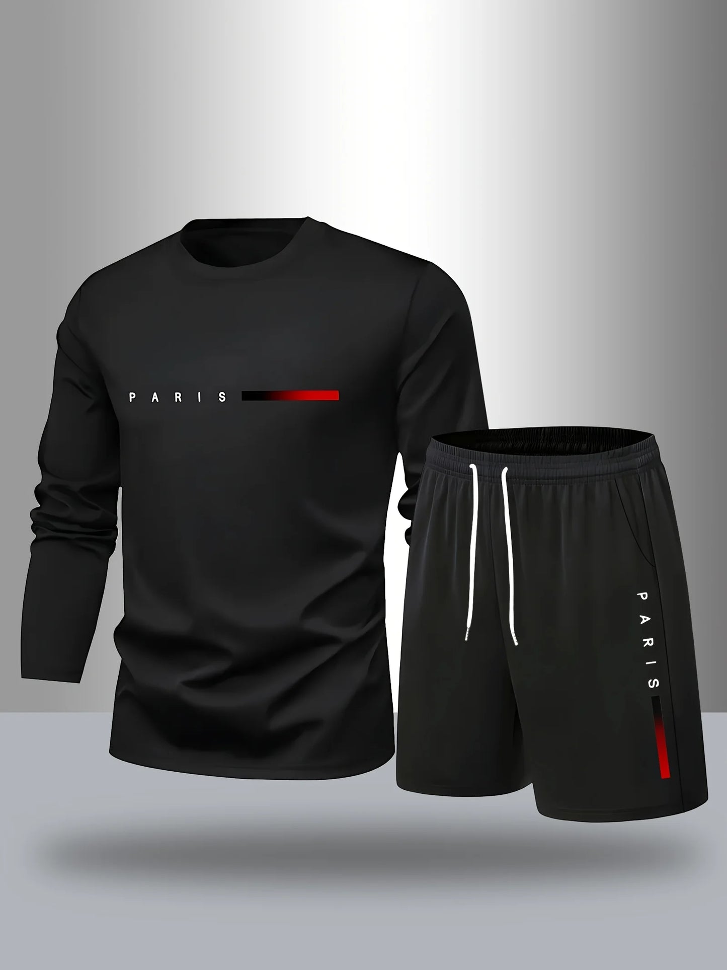Men Sets 2025 Summer Men Clothing Casual Tshirt +Short Two-piece Oversize Men's Short Sleeve Breathable Sports Suit 2-piece Set