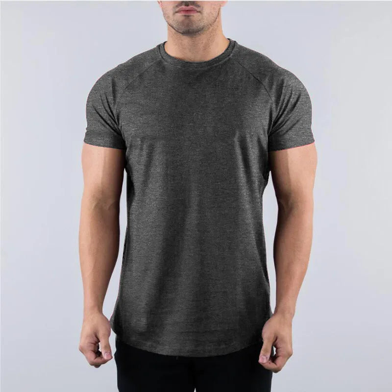 High Quality 100% Cotton T shirts Man 2025 Summer Casual Tees Solid color Couple Oversized t shirts Black White Grey Sports Tops