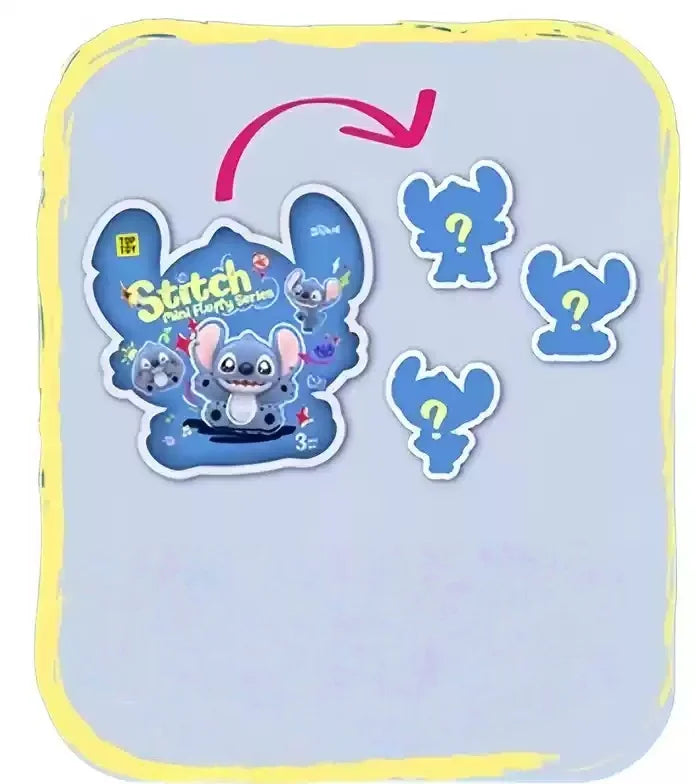 Stitch Flocking Blind Bag Kawaii Mini Beans Desk Decor Collectible Toy for Fans Mystery Gift Box