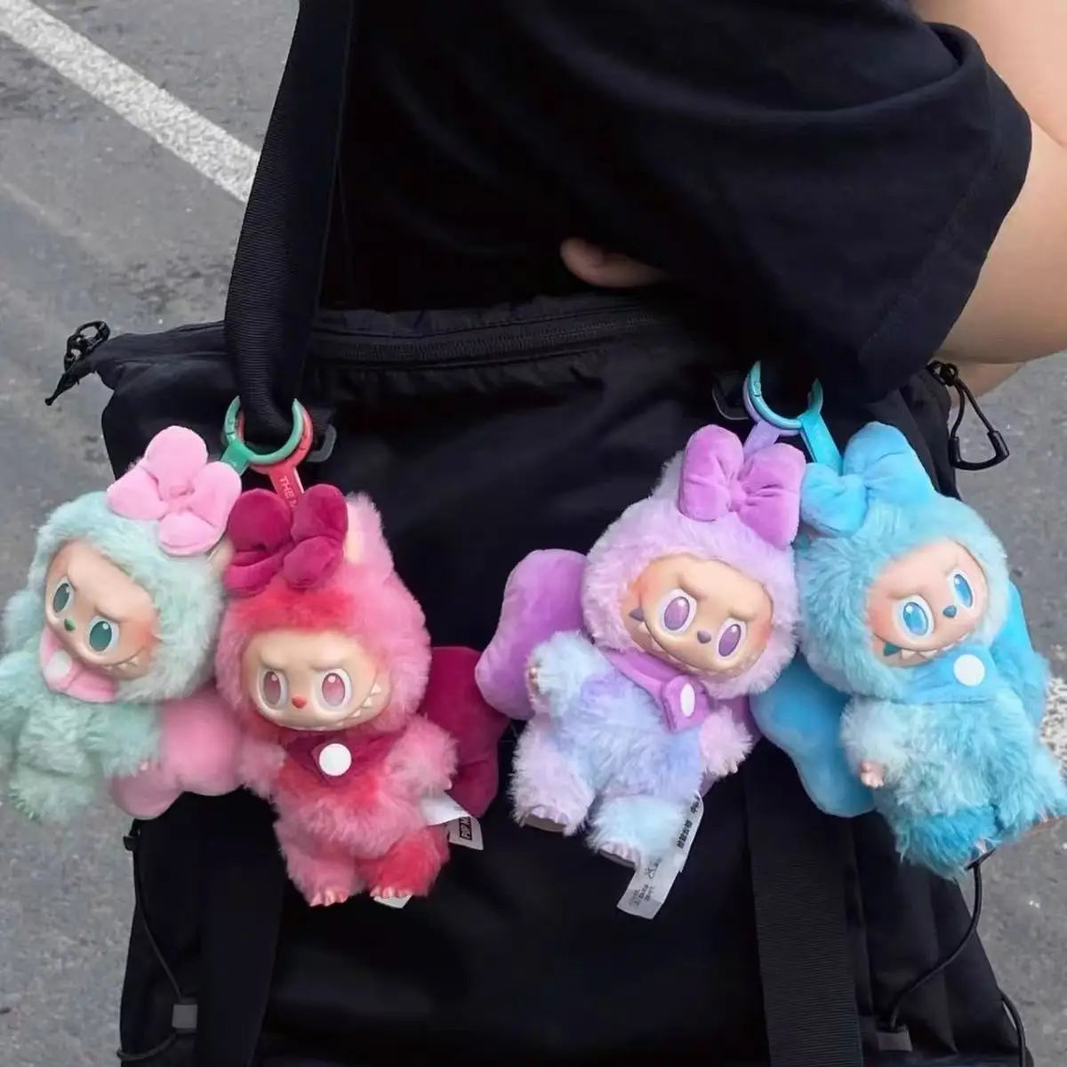 New Style 15/17cm Labubu Doll Bow Decorated Suit Clothes Set Replacement Outfit for Ropa Labubu 3.0 Big Into Energy