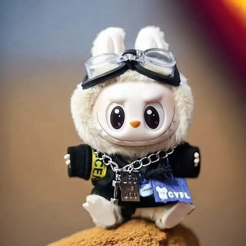 Mini Plush Doll'S Clothes Outfit Accessories For Korea Kpop Exo Labubu V1 V2 Idol Dolls Pit strip climbing suit Clothing Gift