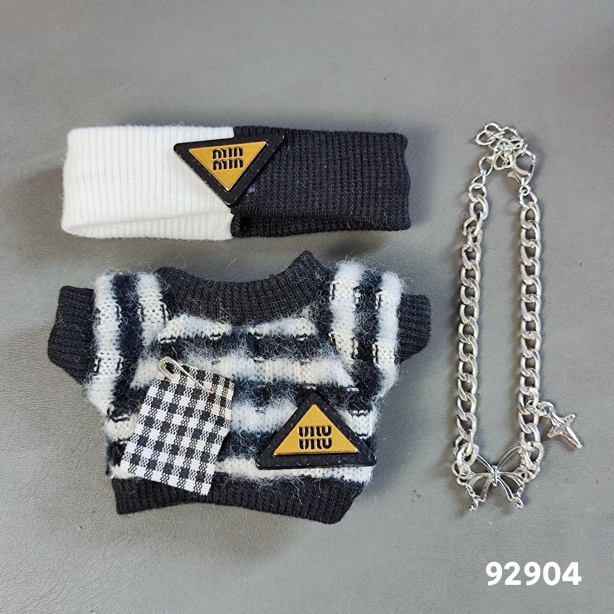 Mini Plush Doll'S Clothes Outfit Accessories For Korea Kpop Exo Labubu V1 V2 Idol Dolls Pit strip climbing suit Clothing Gift