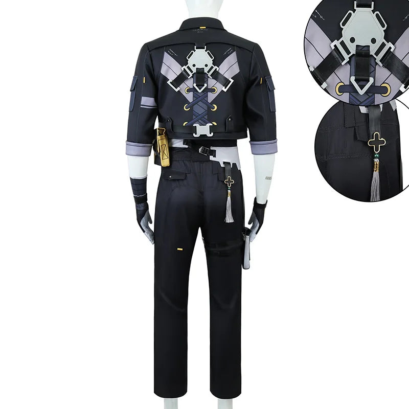 Male Rover Cosplay Wuthering Waves Cosplay Costume Wig Men Suits Halloween Carnival Party Role Playing Outfits Clothing