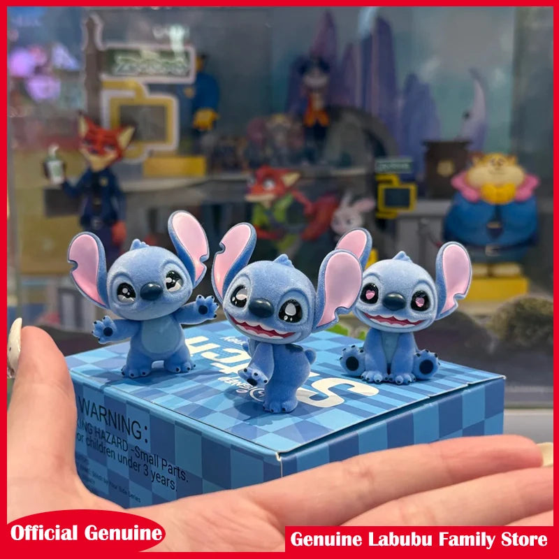 Genuine Disney Stitch Mini Blind Bag Particle Decorations Trendy Blind Box Toys Collectible Figurines Birthday Gift For Girls