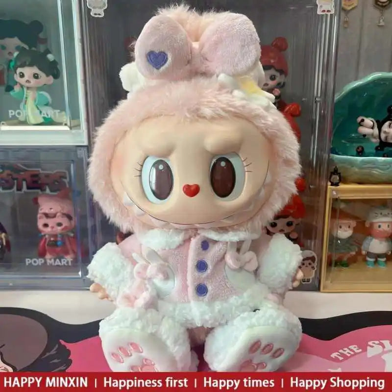 For Mokoko Sweetheart Generation 1 Labubu Doll Clothes 38cm Pajamas For Medium-Sized Vinyl Big Labubu Dolls Clothes Toy Gift