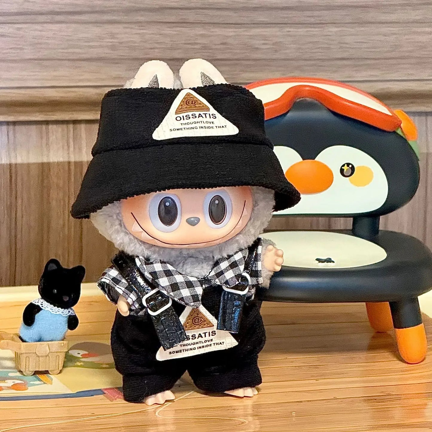 2025 New Hot V1 V2 V3 For Labubu Clothes Pendant Have A Seat Labubu Clothes Change Cotton Doll Fashion Outfit Accessories