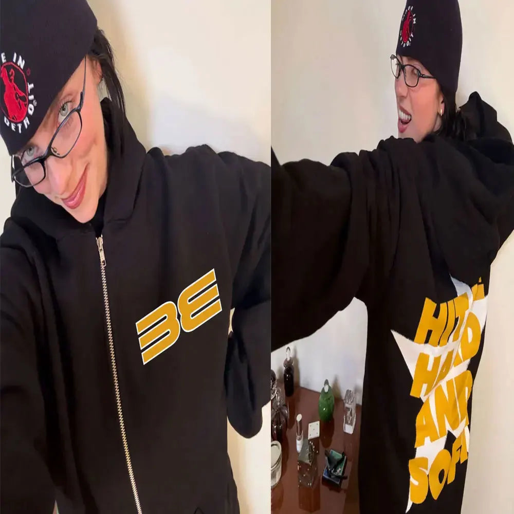 Hit Me Hard and Soft 2025 Tour Zipper Hoodies Fans Gift Men Women Clothing Pullovers Fashion Hip Hop Zip Up Sweatshirts Jackets