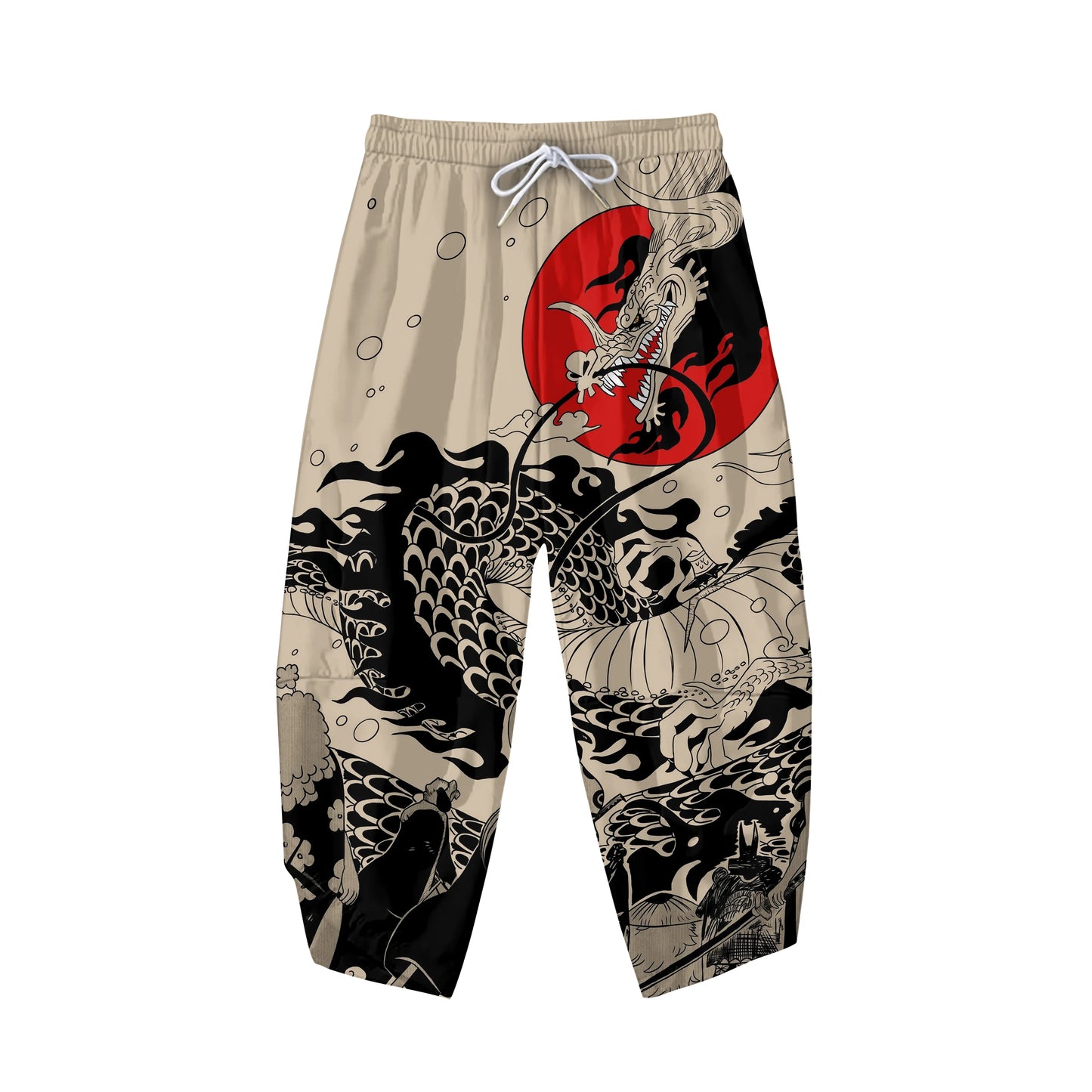 Summer Japanese Style Anime Dragon Print Cosplay Haori Yukata Top Adult Traditional Samurai Loose Kimono Cardigan for Men Women