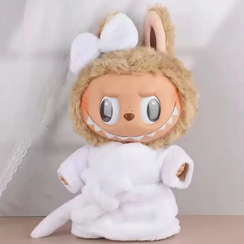 For Mokoko Sweetheart Generation 1 Labubu Doll Clothes 38cm Pajamas For Medium-Sized Vinyl Big Labubu Dolls Clothes Toy Gift