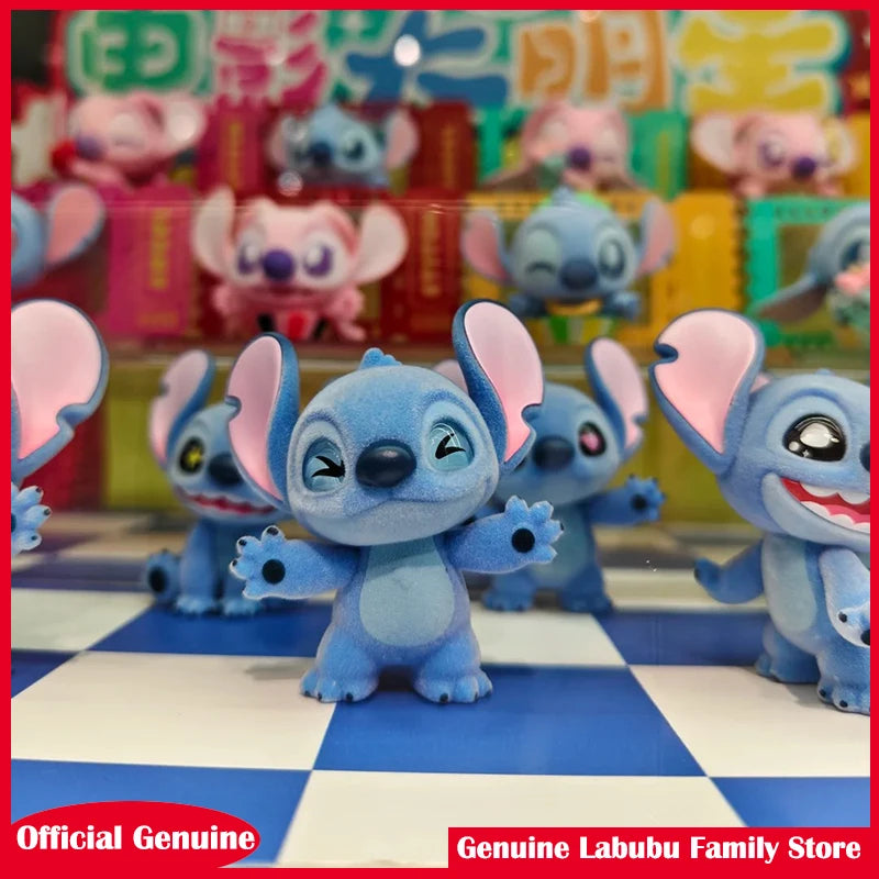 Genuine Disney Stitch Mini Blind Bag Particle Decorations Trendy Blind Box Toys Collectible Figurines Birthday Gift For Girls