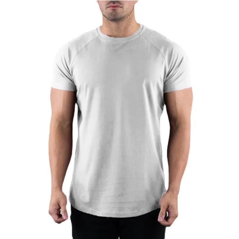 High Quality 100% Cotton T shirts Man 2025 Summer Casual Tees Solid color Couple Oversized t shirts Black White Grey Sports Tops