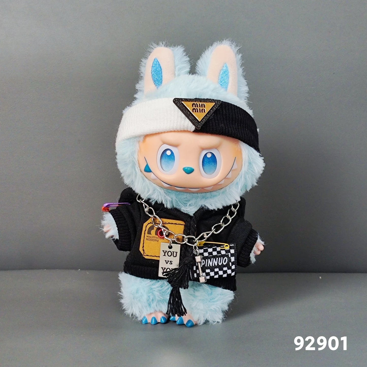 Mini Plush Doll'S Clothes Outfit Accessories For Korea Kpop Exo Labubu V1 V2 Idol Dolls Pit strip climbing suit Clothing Gift