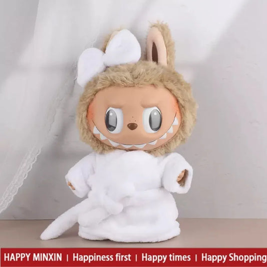 For Mokoko Sweetheart Generation 1 Labubu Doll Clothes 38cm Pajamas For Medium-Sized Vinyl Big Labubu Dolls Clothes Toy Gift