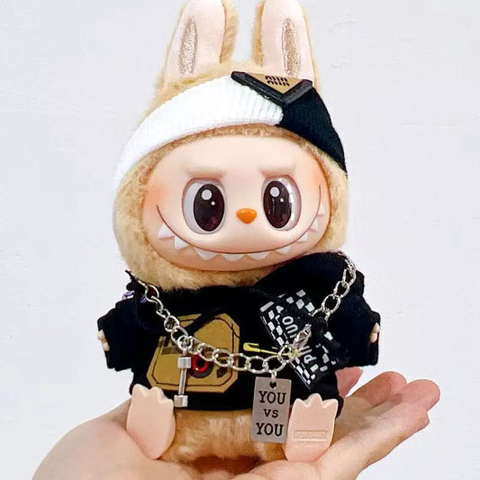 Mini Plush Doll'S Clothes Outfit Accessories For Korea Kpop Exo Labubu V1 V2 Idol Dolls Pit strip climbing suit Clothing Gift